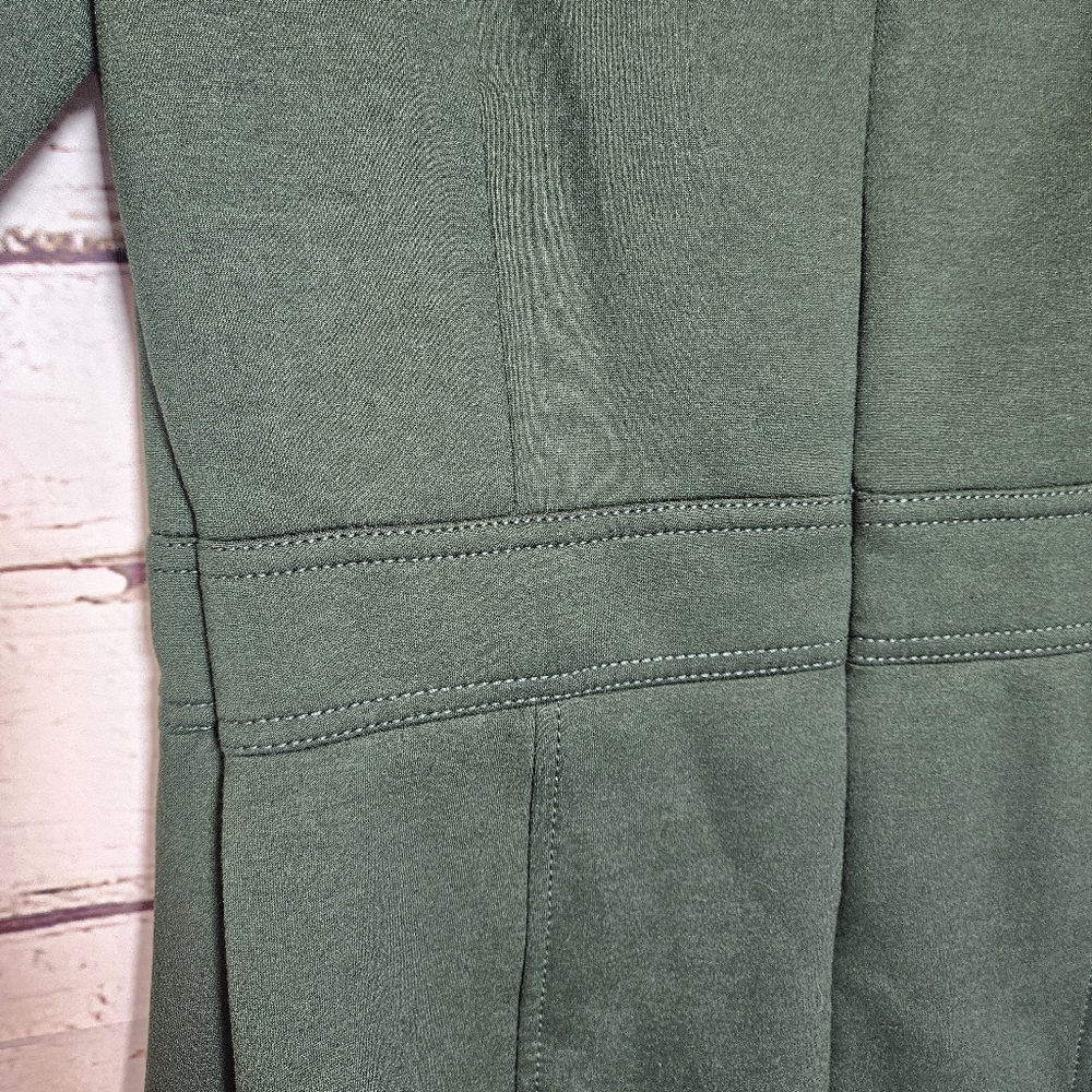 Ann Taylor Green Knee Length Dress Size 10 - Picture 5 of 11